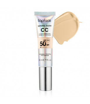 СС-крем и консиллер 2 в 1 CC Color Correcting Cream and Concealer Topface 008,  30 мл