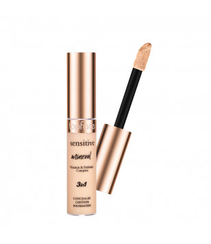 Консилер для обличчя Sensitive Mineral 3 in 1 Concealer TopFace 002, 12 мл