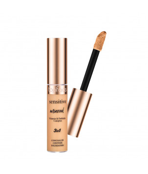 Консиллер для лица Sensitive Mineral 3 in 1 Concealer TopFace 004,  12 мл