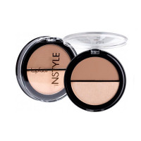 Пудра-хайлайтер для обличчя Instyle Highlighter Powder Contour Topface 01, 10 г