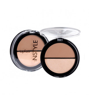 Пудра-хайлайтер для лица Instyle Highlighter Powder Contour Topface 01,  10 г