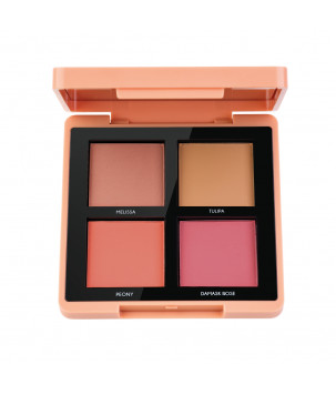 Палетка румян Maestro Academy Blush Bouquet Topface 001 - Floral Harmony,  1шт