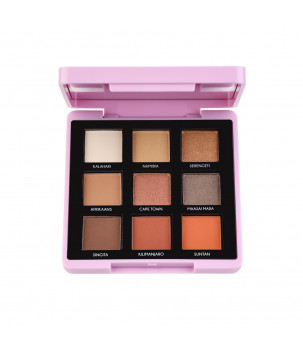 Палетка тіней для повік Maestro Academy Eyeshadow Bar Topface 002 - Safari Stories, 7 г