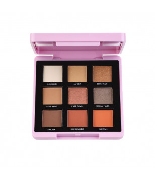 Палетка теней для век Maestro Academy Eyeshadow Bar Topface 002 - Safari Stories,  7 г