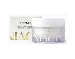 Освітлювальний крем на основі рисових висівок з ніацинамідом Gluta Niacinamide Bright Up Cream Trimay, 50 мл