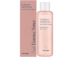 Зміцнювальна тонер-есенція з колагеном Collagen Idebenone Acti Fill & Firming Dual Essence Toner Trimay, 200 м