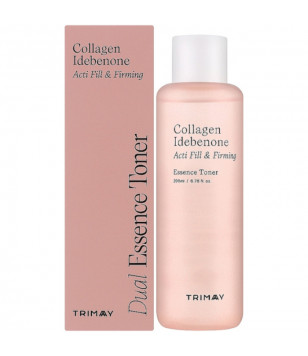 Укрепляющий тонер-эссенция с коллагеном Collagen Idebenone Acti Fill & Firming Dual Essence Toner Tr