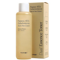Відлущувальна тонер-есенція з ензимами Papaya 4HA Galactomyces Peel & Pore Control Toner Trimay, 200 мл