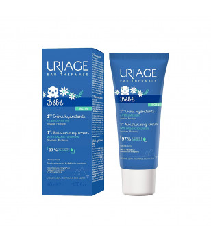 Uriage Увлажняющий крем для лица для детей и новорожденных Babies 1-st Creme, 40 мл