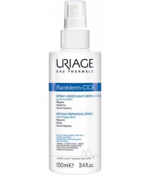 Uriage Відновлюючий підсушуючий цика-спрей з Cu-Zn Bariederm Drying Repairing Cica-Spray, 100 мл