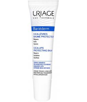 Uriage Відновлюючий цика-бальзам для губ Bariederm Cica-Lips Repairing Balm, 15 мл