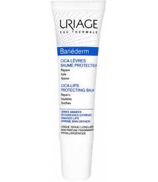 Uriage Відновлюючий цика-бальзам для губ Bariederm Cica-Lips Repairing Balm, 15 мл