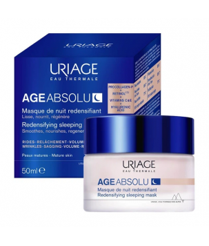 Uriage Восстановительная ночная маска для лица Age Absolu Redensifying Sleeping Mask, 50 мл
