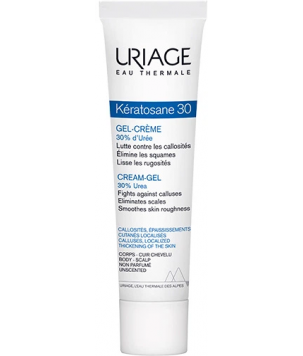 Uriage Гель-крем для мозолистых образований и локализованных утолщений Keratosane 30 Gel Cream, 40 м
