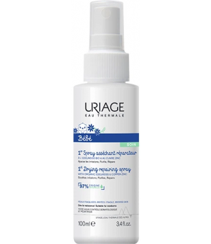 Uriage Детский спрей успокаивающий для поврежденной кожи Baby 1st Repairing Drying Spray, 100 мл