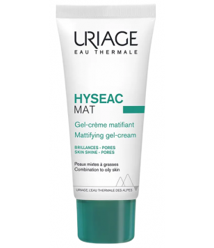 Uriage Матуюча зволожуюча емульсія Hyseac Mat Mattifying Moisturizing Emulsion, 40 мл