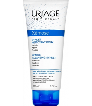 Uriage Мягкий очищающий пенящийся гель-крем без мыла Xemose Syndet Nettoyant Doux, 200 мл