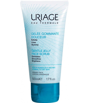 Uriage М'який скраб для обличчя Gentle Jelly Face Scrub, 50 мл