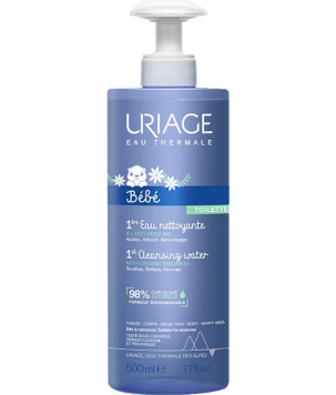 Uriage Очищающая вода для детей и младенцев, не требующая смывания Babies 1 Ere Eau, 500 мл