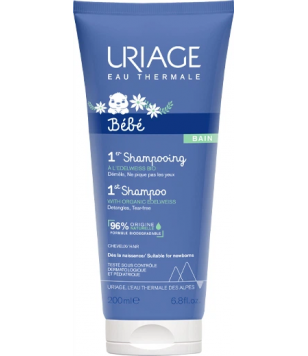 Uriage Первый экстра мягкий шампунь для детей и новорожденных 1Er Shampooing Extra Doux, 200 мл