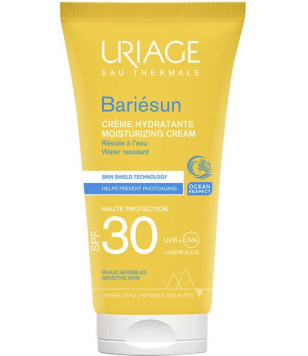 Uriage Сонцезахисний крем для обличчя Bariesun Moisturising Cream High Protection SPF30+, 50 мл