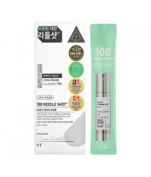 Сироватка для обличчя з мікроголками Cica Reedle Shot 100 VT Cosmetics, 10x2  мл