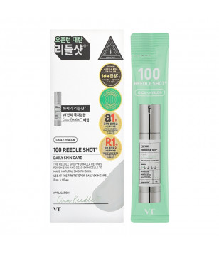 Сироватка для обличчя з мікроголками Cica Reedle Shot 100 VT Cosmetics, 10x2  мл