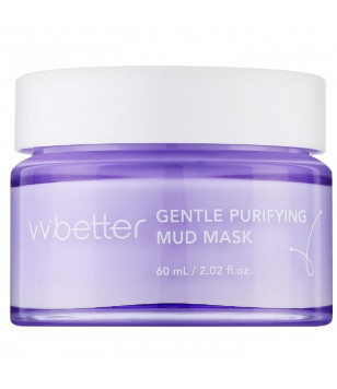 Грязьова маска для обличчя з каоліном, бакучіолом і скваланом Gentle Purifying Mud Mask VVBetter, 50 мл