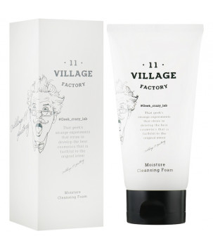 Очищаюча пінка для обличчя Moisture Cleansing Foam Village 11 Factory, 150 мл