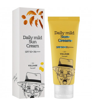 Сонцезахисний крем Daily Mild Sun Cream SPF 50+ PA++++ Village 11 Factory, 50 мл