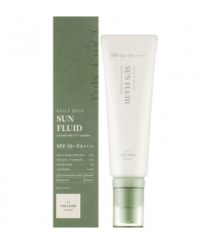Сонцезахисний флюїд Daily Mild Sun Fluid SPF 50+ PA++++ Village 11 Factory, 50 мл