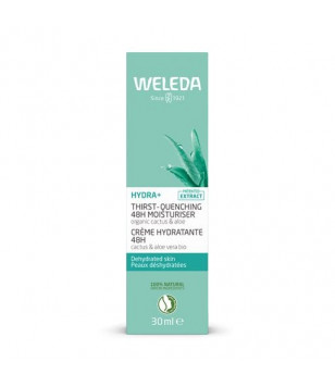 Weleda крем-гель для лица ультраувлажняющий 48 часов Hydra Thirst-Quenching 48H Moisturiser, 30 мл