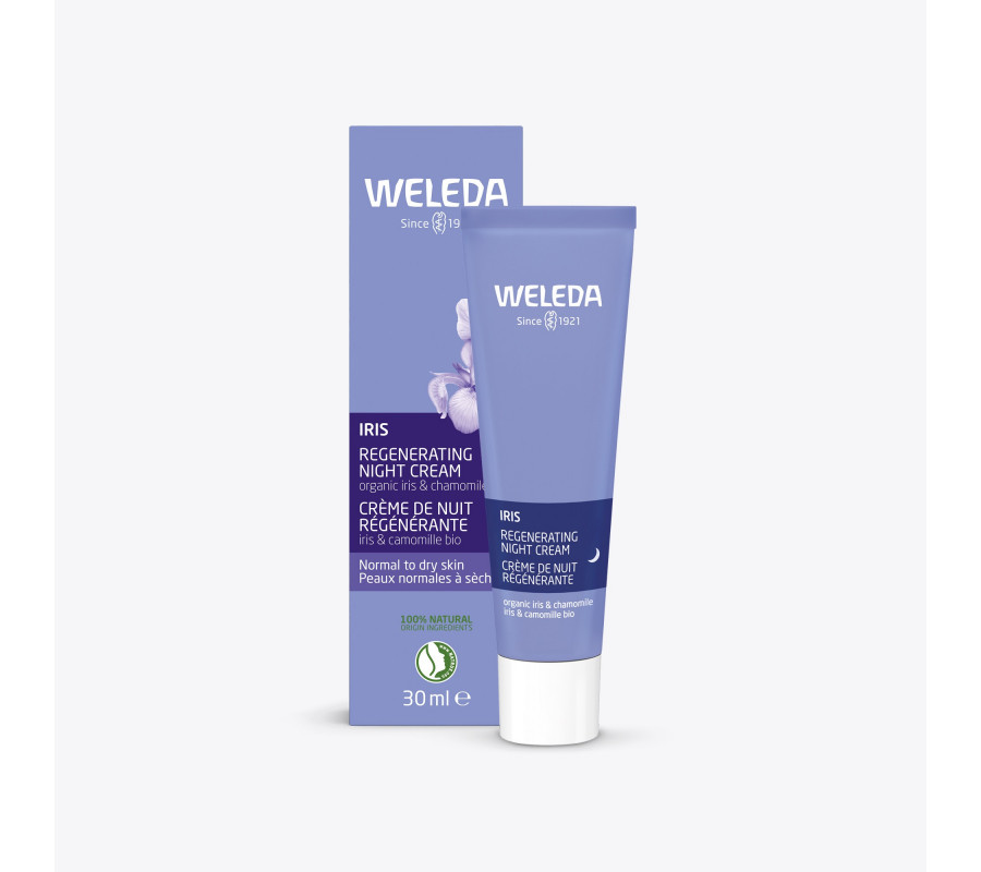 Weleda Iris Regenerating Night Cream — ночной восстанавливающий крем для лица с ирисом, 30 мл