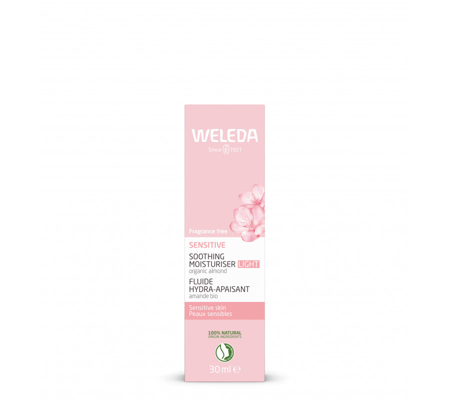Weleda Sensitive Soothing Moisturising Lotion — крем “Сенситів Мигдаль” зволожуючий для чутливої шкіри обличчя, 30 мл