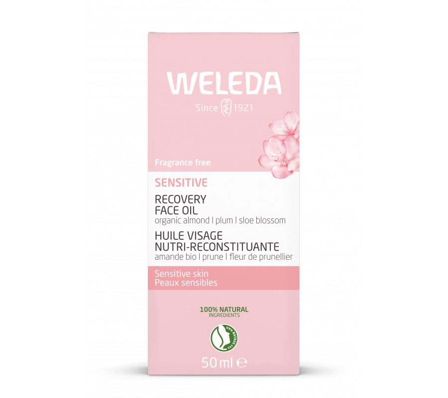 Weleda Almond Sensitive Face Oil — олія для обличчя мультифункціональна для чутливої шкіри, 50 мл