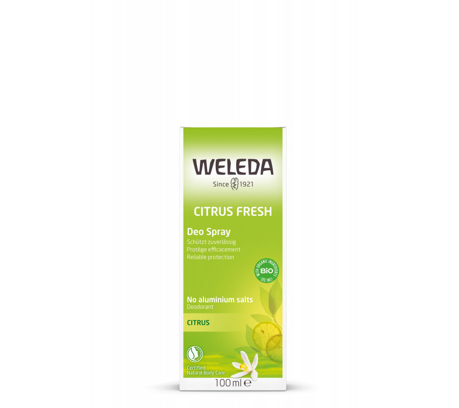 Weleda Citrus Deodorant — цитрусовый фреш дезодорант-спрей, 100 мл