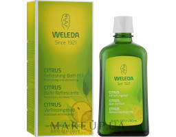 Weleda молочко для ванны свежесть Citrus Refreshing Bath Milk 200 мл. — купить в Украине