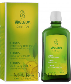 Weleda молочко для ванни Citrus Refreshing Bath Milk, 200 мл