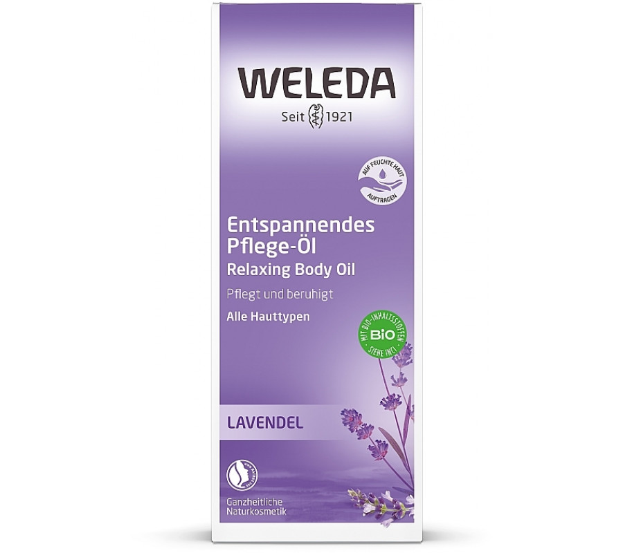 Weleda Lavender Relaxing Bath Milk — лавандове молочко для ванни, 200 мл