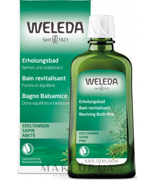 Weleda молочко для ванни Pine Reviving Bath Milk, 200 мл