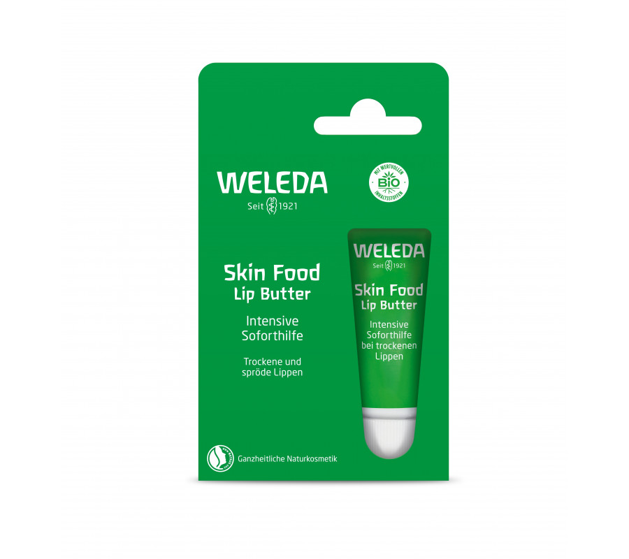 Weleda Skin Food Lip Butter — бальзам для губ “Скин Фуд” питательный, 8 мл
