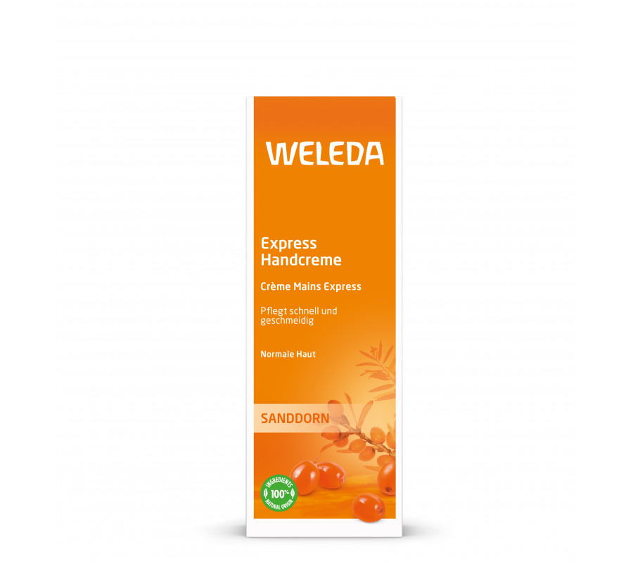 Weleda Sea Buckthorn Hand Cream — крем для рук обліпиховий експрес-догляд, 50 мл