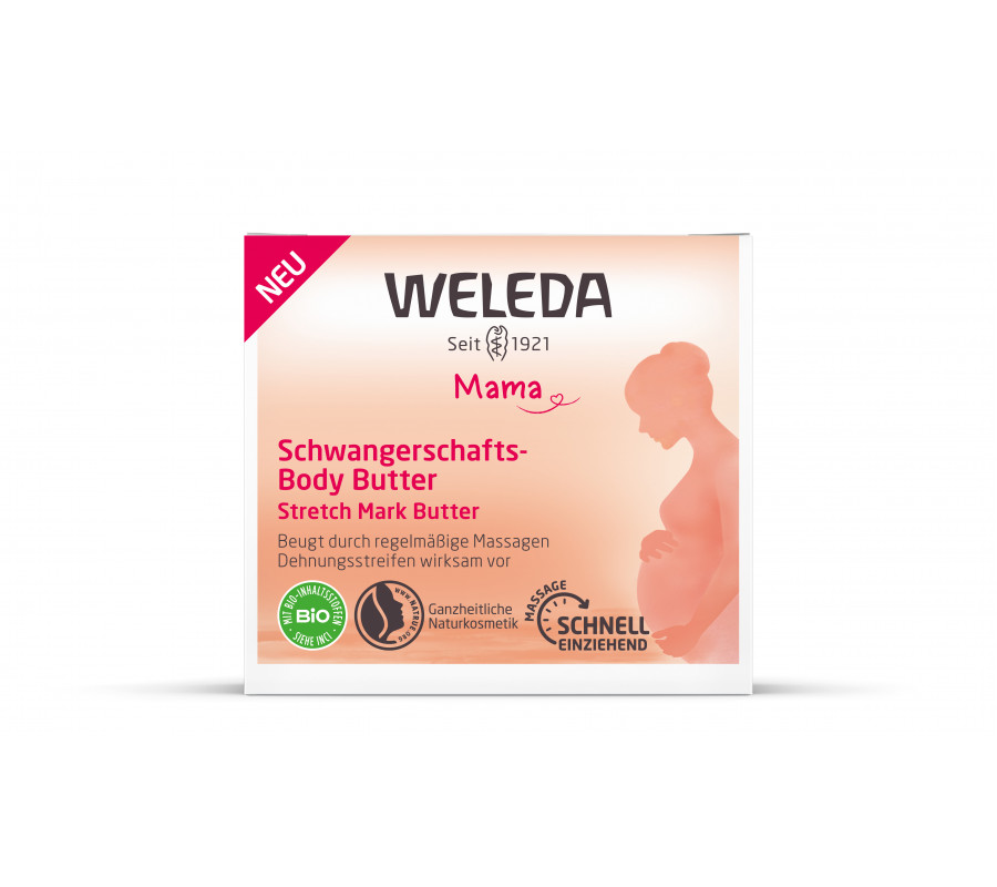Weleda Stretch Mark Body Butter — баттер для профилактики растяжек, 150 мл