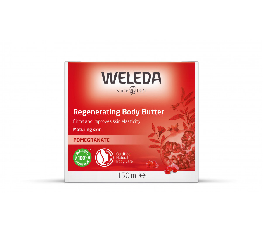 Weleda Pomegranate Regenerating Body Butter — восстанавливающий гранатовый баттер для тела, 150 мл