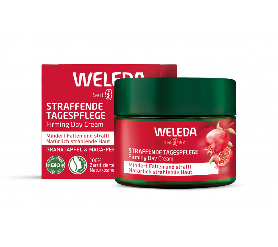 Weleda Pomegranate Maca Peptides Firming Day — дневной крем-лифтинг для лица, 40 мл