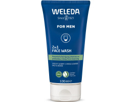 Weleda For Men 2in1 Face Wash — очищувальний гель 2 в 1 для обличчя та бороди, 100 мл