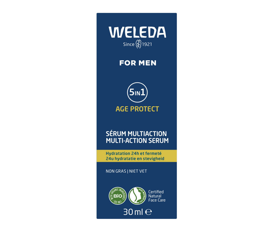 Weleda For Men 5in1 Multi-Action Serum — мужская сыворотка для лица 5 в 1, 30 мл