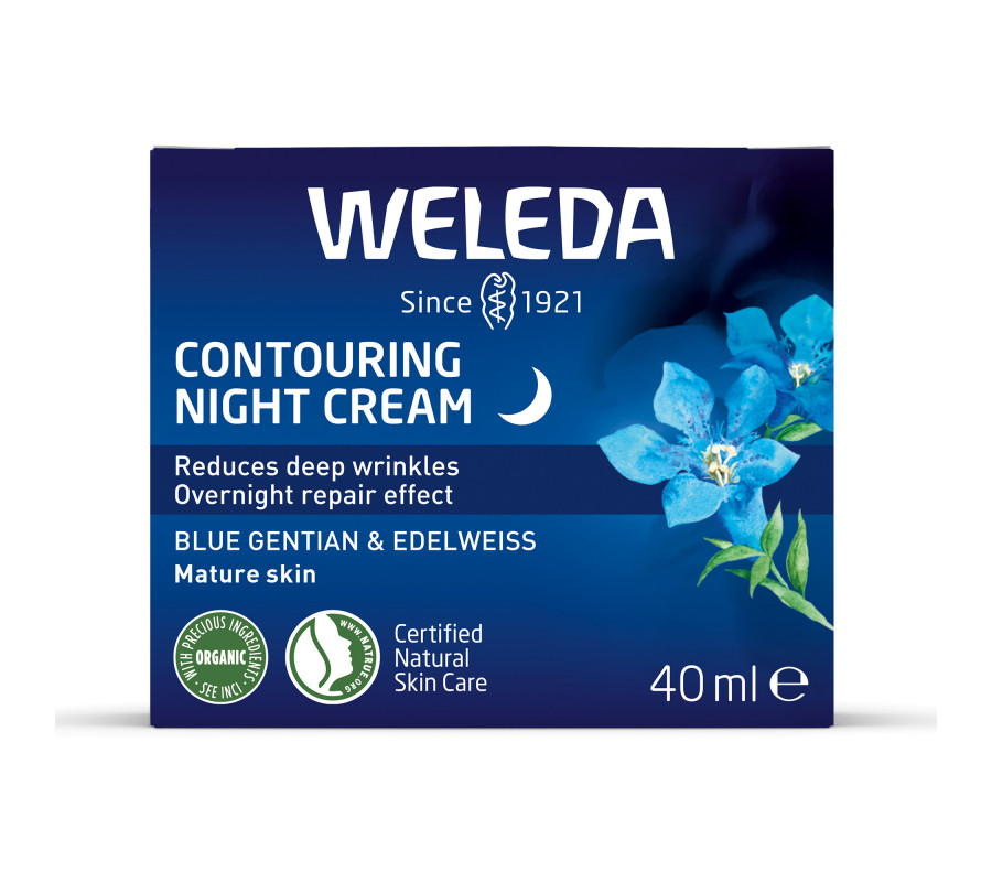 Weleda крем-контур нічний Blue Gentian Edelweiss Contouring Голуба генціана та едельвейс 40 мл купити в Україні