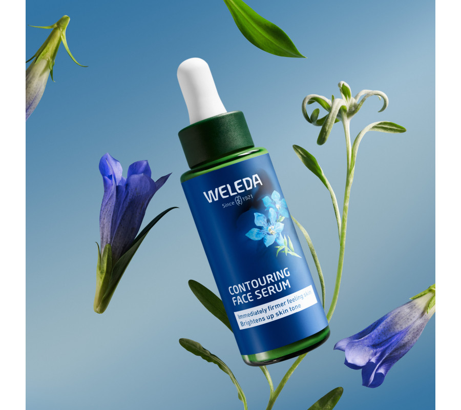 Weleda сироватка-контур Blue Gentian Edelweiss Contouring F Голуба генціана та едельвейс альпійська 30 мл купити в Україні
