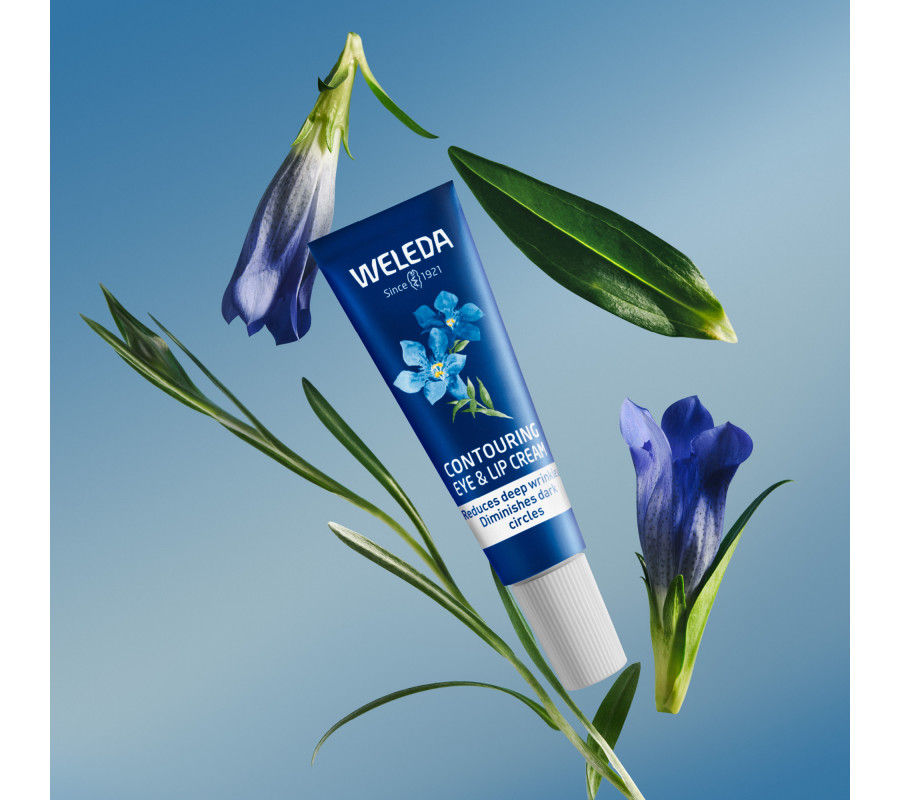 Weleda Blue Gentian — крем‑контур для шкіри навколо очей і губ з тирличем та едельвейсом